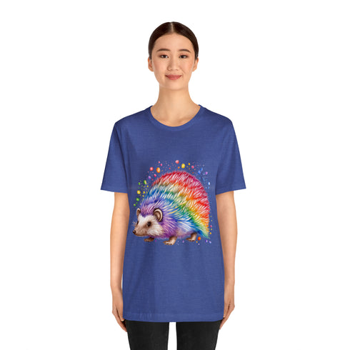 Rainbow Hedgehog - Short Sleeve Tee